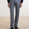 Slim-Fit Stretch Cotton-Blend Gabardine Trousers - FR Slim-Fit Stretch Cotton-Blend Gabardine Trousers - FR