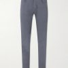Slim-Fit Stretch Cotton-Blend Gabardine Trousers Slim-Fit Stretch Cotton-Blend Gabardine Trousers