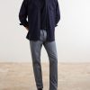 Slim-Fit Stretch Cotton-Blend Gabardine Trousers - OU Slim-Fit Stretch Cotton-Blend Gabardine Trousers - OU