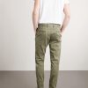 Slim-Fit Tapered Stretch-Cotton Gabardine Trousers - BK Slim-Fit Tapered Stretch-Cotton Gabardine Trousers - BK