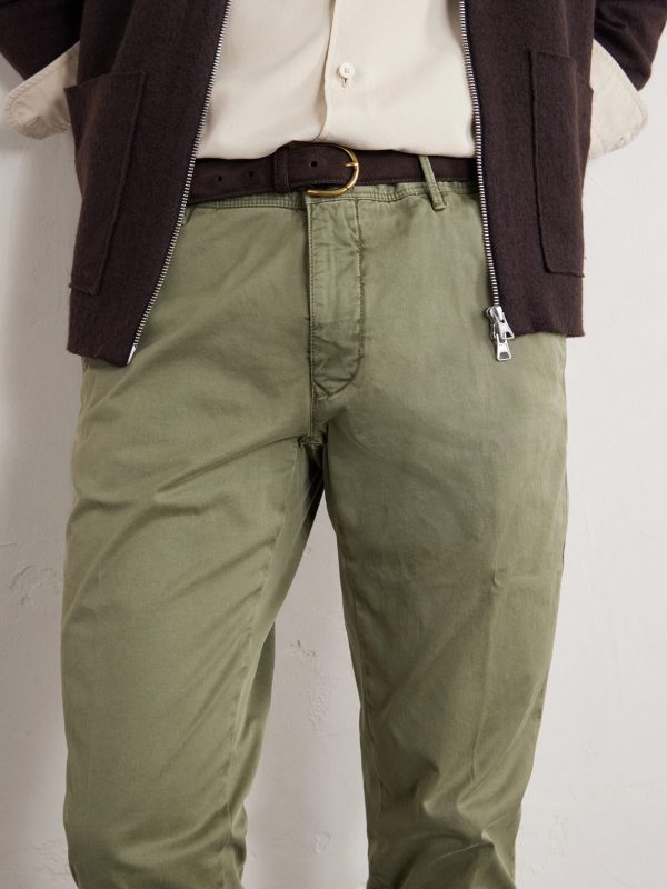 Slim-Fit Tapered Stretch-Cotton Gabardine Trousers - E1 Slim-Fit Tapered Stretch-Cotton Gabardine Trousers - E1