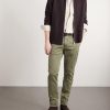 Slim-Fit Tapered Stretch-Cotton Gabardine Trousers - OU Slim-Fit Tapered Stretch-Cotton Gabardine Trousers - OU