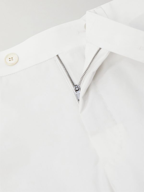 Tapered Stretch-Cotton Trousers - CU