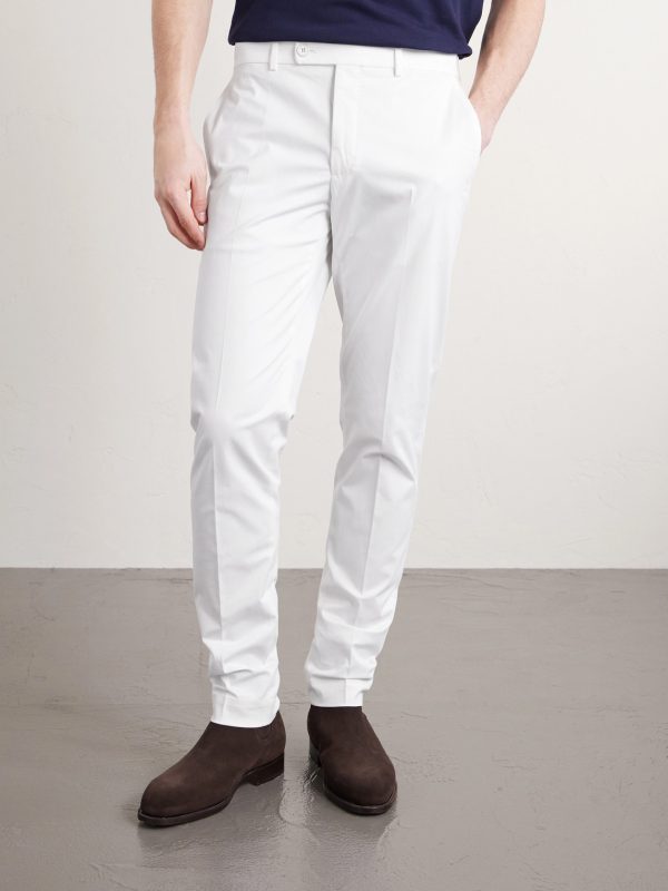 Tapered Stretch-Cotton Trousers - FR
