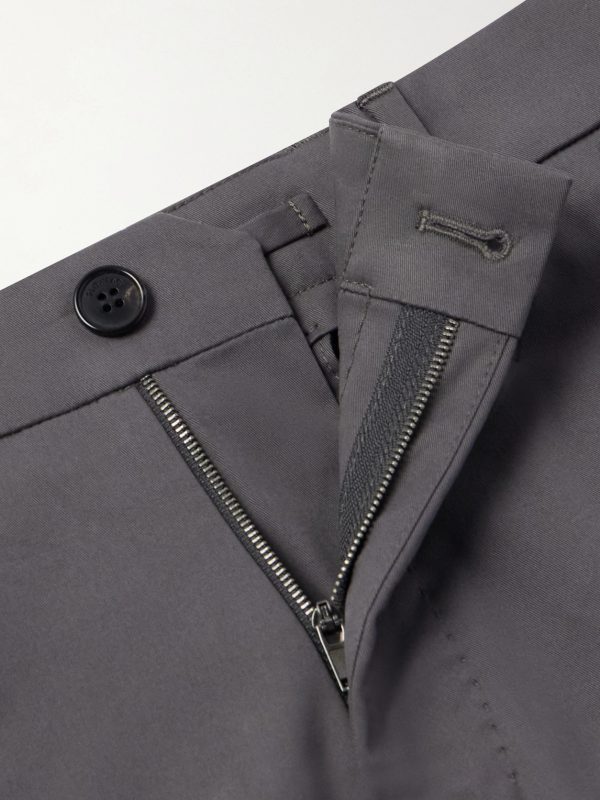 Slim-Fit Cotton-Blend Gabardine Chino Shorts - E1 Slim-Fit Cotton-Blend Gabardine Chino Shorts - E1