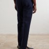 Tapered Cotton-Blend Seersucker Trousers - BK
