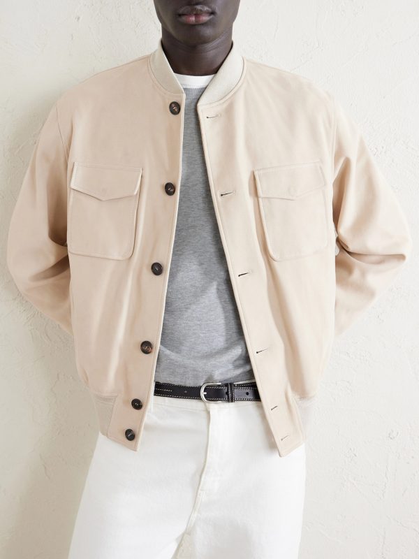 Suede Bomber Jacket - CU Suede Bomber Jacket - CU