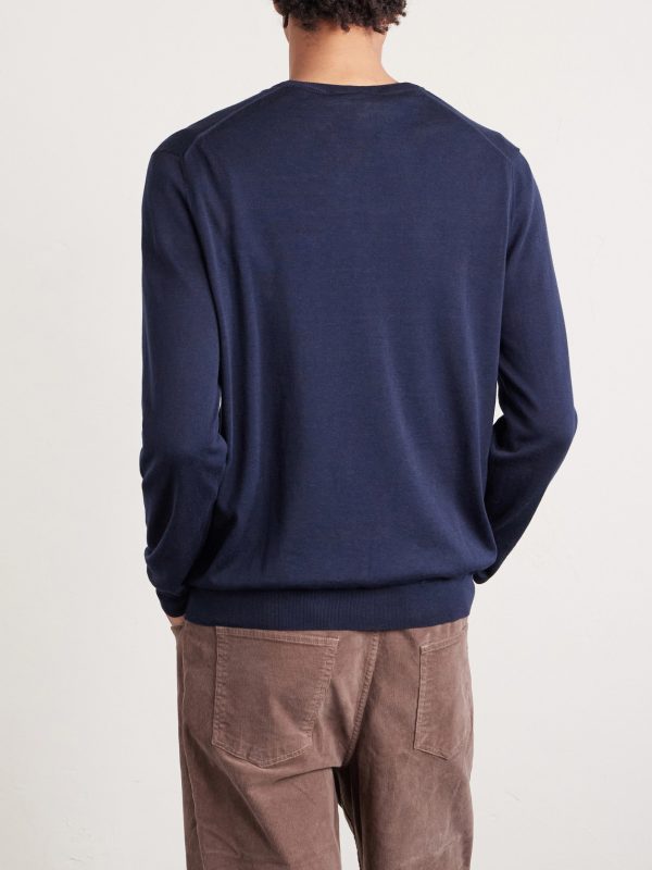 Cotton and Silk-Blend Sweater - BK Cotton and Silk-Blend Sweater - BK