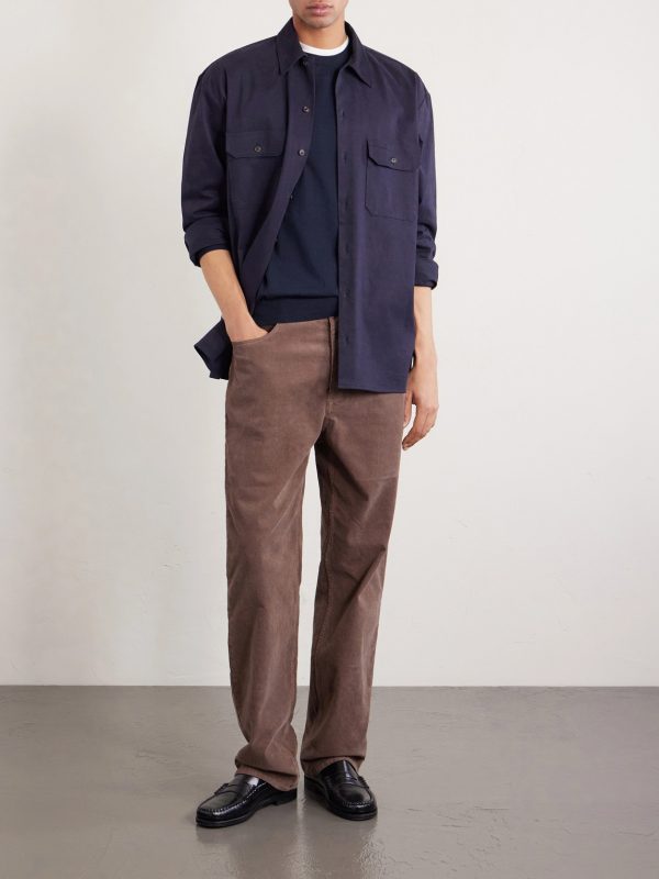 Cotton and Silk-Blend Sweater - OU Cotton and Silk-Blend Sweater - OU