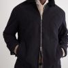 Corduroy-Trimmed Organic Cotton Coach Jacket - CU