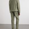 Corduroy-Trimmed Organic Cotton Coach Jacket - BK Corduroy-Trimmed Organic Cotton Coach Jacket - BK