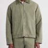 Corduroy-Trimmed Organic Cotton Coach Jacket - FR Corduroy-Trimmed Organic Cotton Coach Jacket - FR