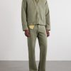 Corduroy-Trimmed Organic Cotton Coach Jacket - OU Corduroy-Trimmed Organic Cotton Coach Jacket - OU