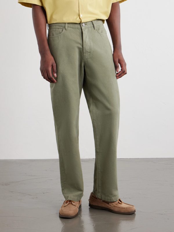 Edward Straight-Leg Linen Trousers - FR