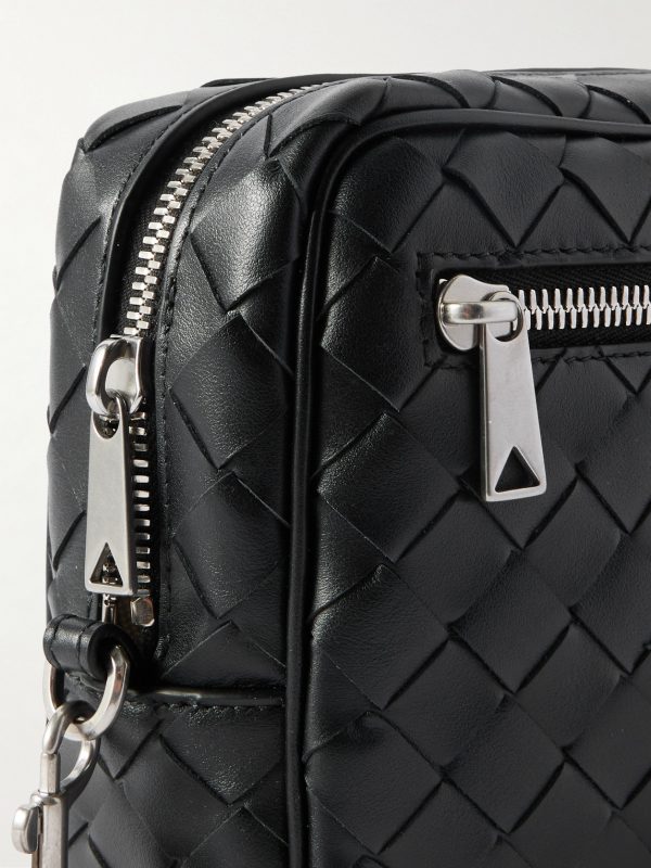 Intrecciato Leather Pouch - CU