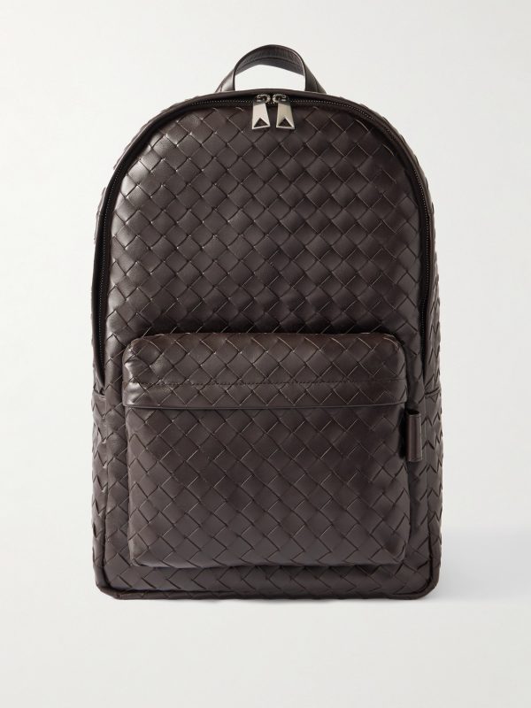 Intrecciato Leather Backpack