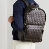 Intrecciato Leather Backpack - OU