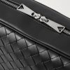 Intrecciato Leather Messenger Bag - CU