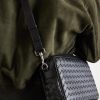 Intrecciato Leather Messenger Bag - E2