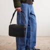 Intrecciato Leather Messenger Bag - FR