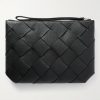 Diago Intrecciato Full-Grain Leather Pouch - BK