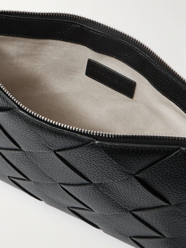 Diago Intrecciato Full-Grain Leather Pouch - E1