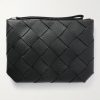 Diago Intrecciato Full-Grain Leather Pouch