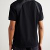 Harness-Detailed Cotton-Piqué Polo Shirt - BK Harness-Detailed Cotton-Piqué Polo Shirt - BK