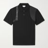 Harness-Detailed Cotton-Piqué Polo Shirt Harness-Detailed Cotton-Piqué Polo Shirt