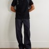 Harness-Detailed Cotton-Piqué Polo Shirt - OU Harness-Detailed Cotton-Piqué Polo Shirt - OU