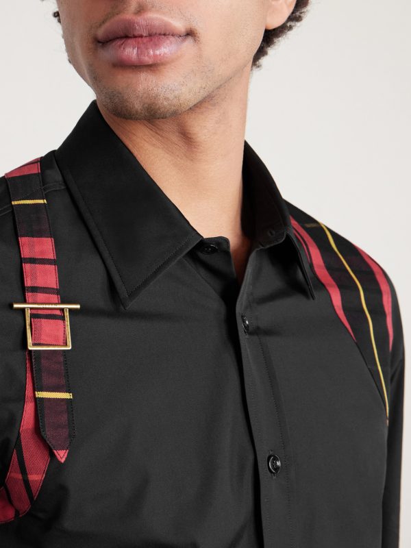Panelled Cotton Shirt - CU Panelled Cotton Shirt - CU