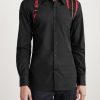 Panelled Cotton Shirt - FR Panelled Cotton Shirt - FR