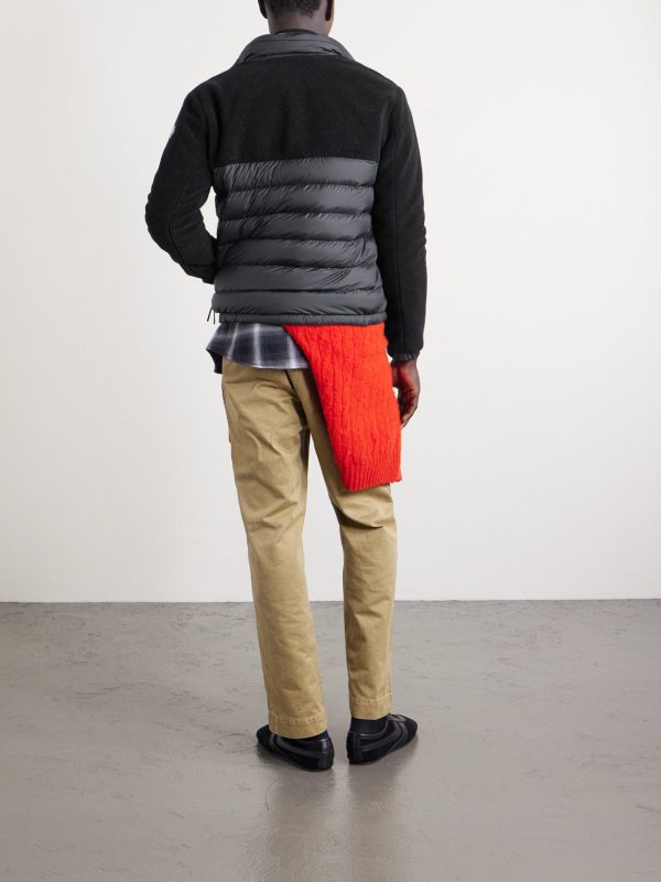 Mistral Panelled Fleece and Quilted Shell Down Jacket - BK Mistral Panelled Fleece and Quilted Shell Down Jacket - BK