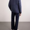 Kenai Leather-Trimmed Quilted Shell Down Jacket - BK