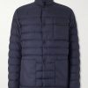 Kenai Leather-Trimmed Quilted Shell Down Jacket