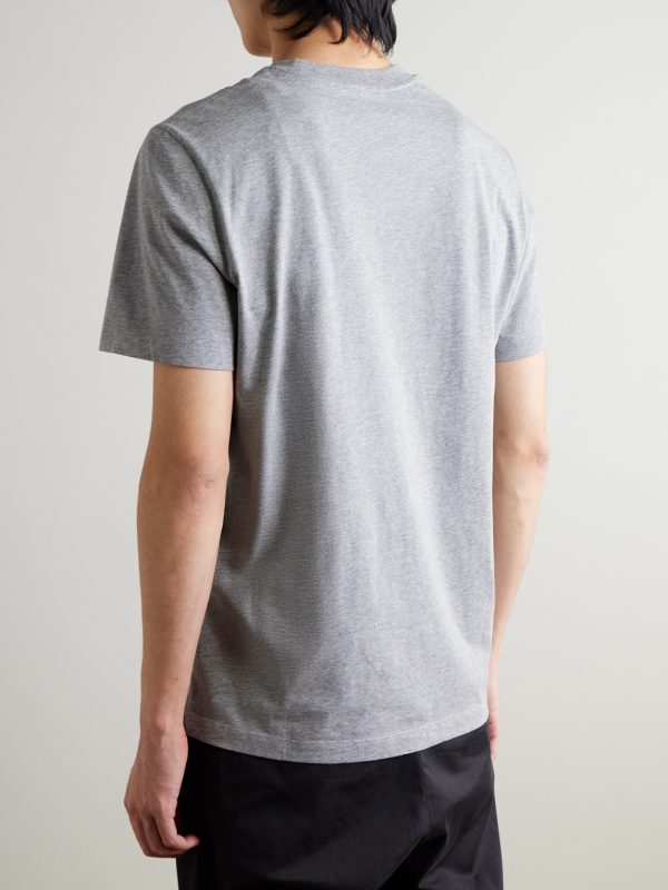 Three-Pack Logo-Appliquéd Cotton-Jersey T-Shirts - BK Three-Pack Logo-Appliquéd Cotton-Jersey T-Shirts - BK