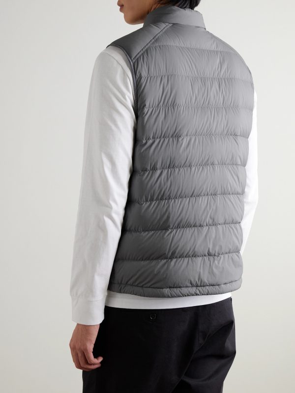 Barthe Logo-Appliquéd Quilted Nylon Down Gilet - BK Barthe Logo-Appliquéd Quilted Nylon Down Gilet - BK