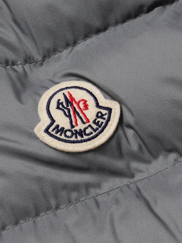 Barthe Logo-Appliquéd Quilted Nylon Down Gilet - E1 Barthe Logo-Appliquéd Quilted Nylon Down Gilet - E1