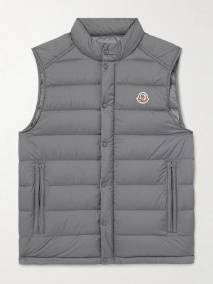 Barthe Logo-Appliquéd Quilted Nylon Down Gilet