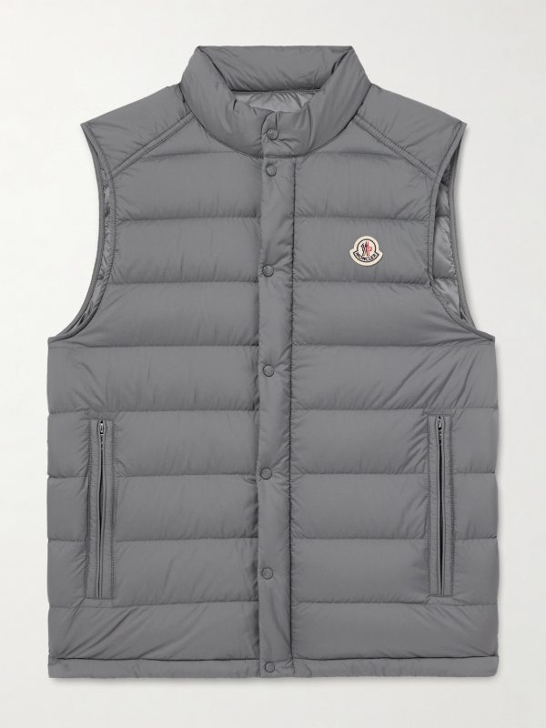 Barthe Logo-Appliquéd Quilted Nylon Down Gilet Barthe Logo-Appliquéd Quilted Nylon Down Gilet