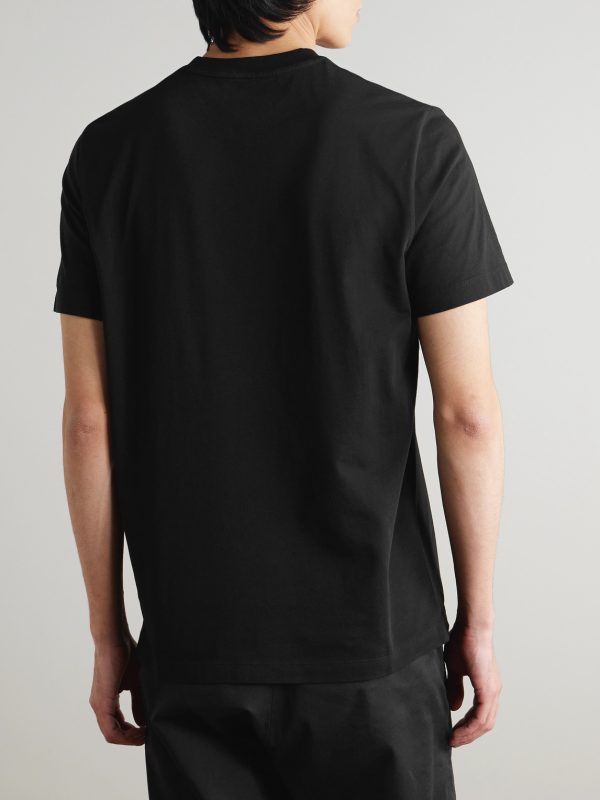 Three-Pack Logo-Appliquéd Cotton-Jersey T-Shirts - BK Three-Pack Logo-Appliquéd Cotton-Jersey T-Shirts - BK