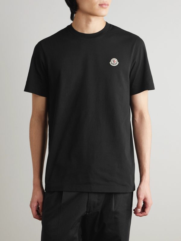 Three-Pack Logo-Appliquéd Cotton-Jersey T-Shirts - FR Three-Pack Logo-Appliquéd Cotton-Jersey T-Shirts - FR