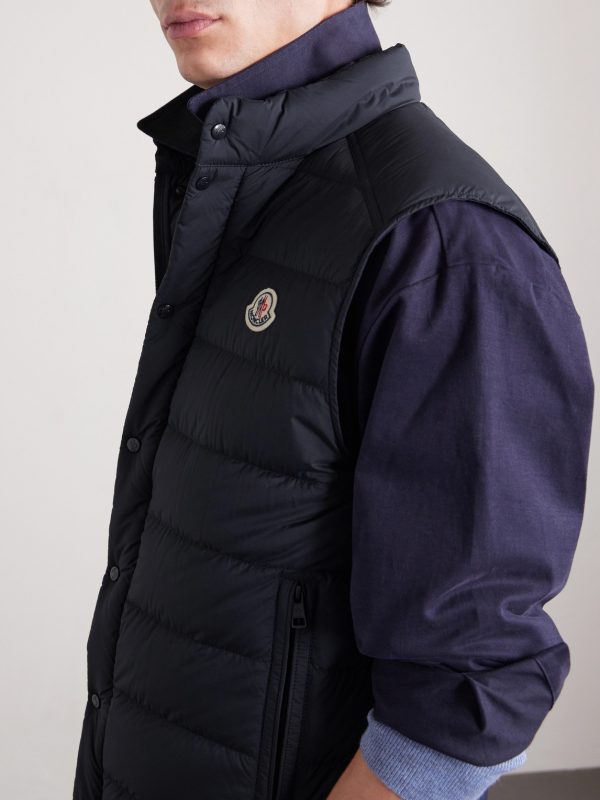 Barthe Logo-Appliquéd Quilted Nylon Down Gilet - CU Barthe Logo-Appliquéd Quilted Nylon Down Gilet - CU