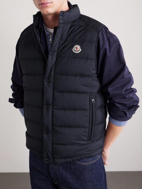 Barthe Logo-Appliquéd Quilted Nylon Down Gilet - FR Barthe Logo-Appliquéd Quilted Nylon Down Gilet - FR
