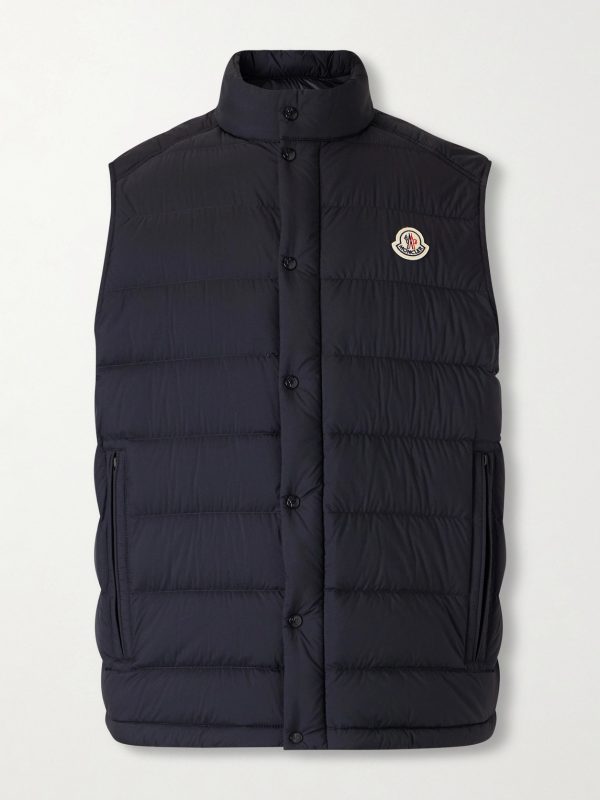 Barthe Logo-Appliquéd Quilted Nylon Down Gilet Barthe Logo-Appliquéd Quilted Nylon Down Gilet