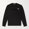 Logo-Flocked Cotton-Jersey T-Shirt