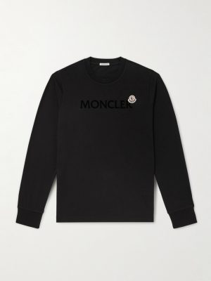Logo-Flocked Cotton-Jersey T-Shirt Logo-Flocked Cotton-Jersey T-Shirt