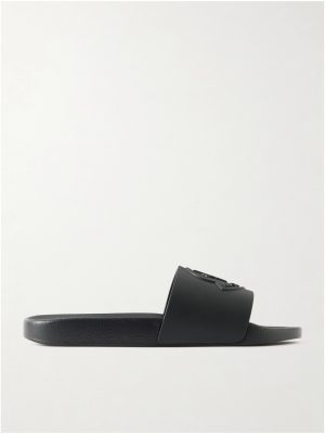 Basile Logo-Embossed Rubber Slides