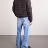 Luray Slim-Fit Leather-Trimmed Quilted Jersey Down Jacket - BK Luray Slim-Fit Leather-Trimmed Quilted Jersey Down Jacket - BK
