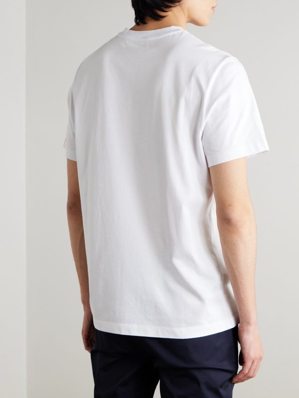 Three-Pack Logo-Appliquéd Cotton-Jersey T-Shirts - BK Three-Pack Logo-Appliquéd Cotton-Jersey T-Shirts - BK
